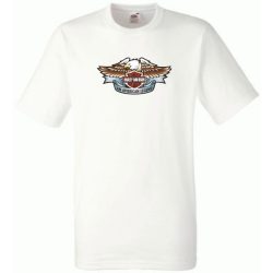   Az Amerikai legenda - Harley motor fan férfi rövid ujjú póló