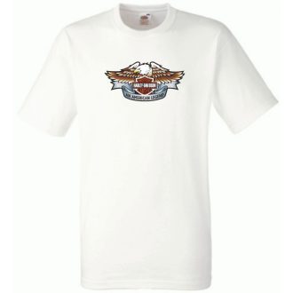   Az Amerikai legenda - Harley motor fan férfi rövid ujjú póló