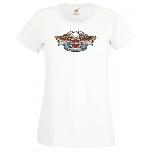 Az Amerikai legenda – Harley motor fan női rövid ujjú póló