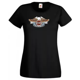   Az Amerikai legenda – Harley motor fan női rövid ujjú póló