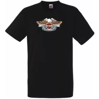   Az Amerikai legenda - Harley motor fan férfi rövid ujjú póló