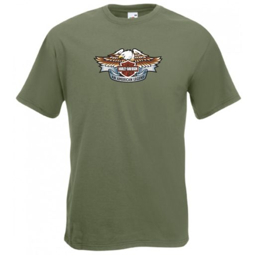 Az Amerikai legenda - Harley motor fan férfi rövid ujjú póló