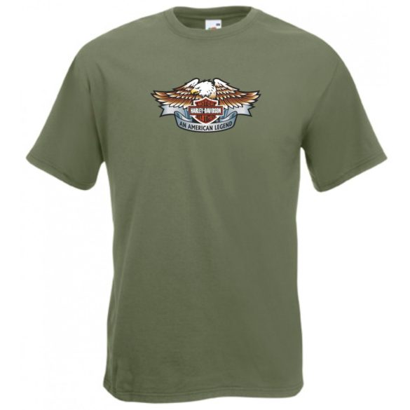 Az Amerikai legenda - Harley motor fan férfi rövid ujjú póló