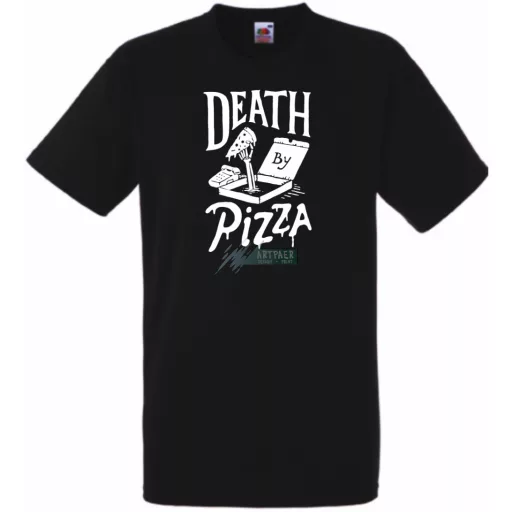 Death Pizza férfi rövid ujjú póló