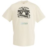 Nem nyugdíjas, hanem profi nagypapa vagyok férfi rövid ujjú póló