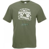 Nem nyugdíjas, hanem profi nagypapa vagyok férfi rövid ujjú póló