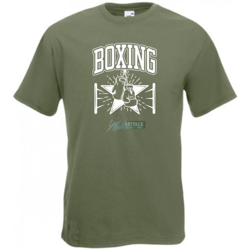 Sport fan Boxing férfi rövid ujjú póló