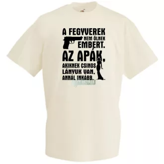 A fegyverek nem ölnek férfi rövid ujjú póló