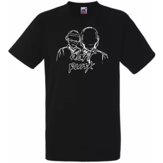Sketch Daft Punk minima férfi rövid ujjú póló