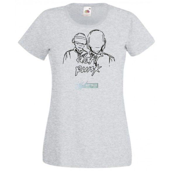 Sketch Daft Punk minima női rövid ujjú póló