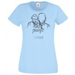 Sketch Daft Punk minima női rövid ujjú póló