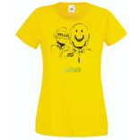 Sketch Daft Punk minima -B női rövid ujjú póló