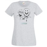 Sketch Daft Punk minima -B női rövid ujjú póló