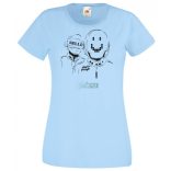 Sketch Daft Punk minima -B női rövid ujjú póló