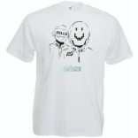 Sketch Daft Punk minima -B férfi rövid ujjú póló