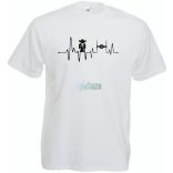 Humor SW EKG Yoda férfi rövid ujjú póló