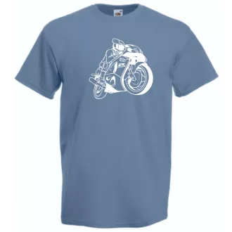 Motor fan Suzuki GSXR férfi rövid ujjú póló