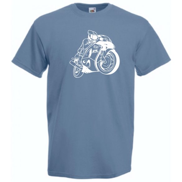 Motor fan Suzuki GSXR férfi rövid ujjú póló
