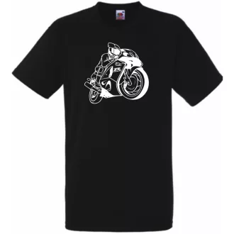 Motor fan Suzuki GSXR férfi rövid ujjú póló