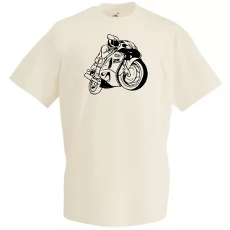 Motor fan Suzuki GSXR férfi rövid ujjú póló
