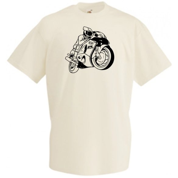 Motor fan Suzuki GSXR férfi rövid ujjú póló
