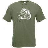 Motor fan Suzuki GSXR férfi rövid ujjú póló