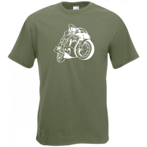 Motor fan Suzuki GSXR férfi rövid ujjú póló