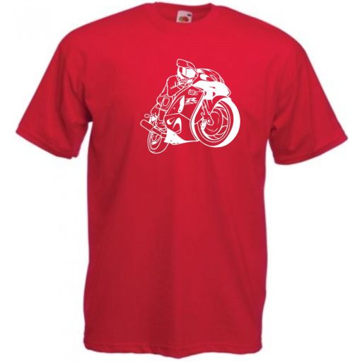 Motor fan Suzuki GSXR férfi rövid ujjú póló