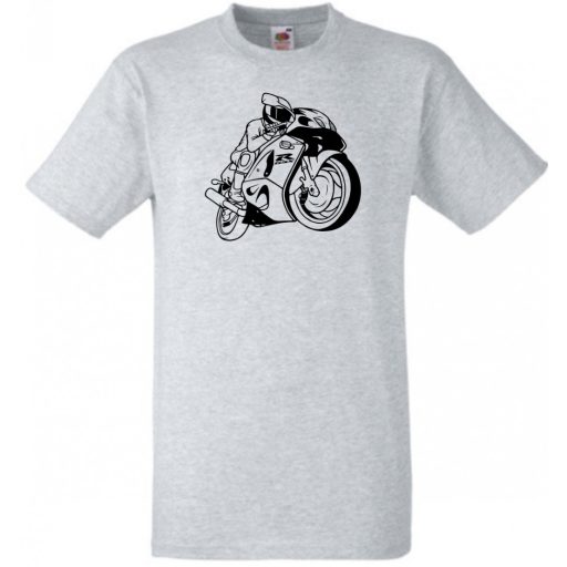 Motor fan Suzuki GSXR férfi rövid ujjú póló