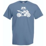 Motor fan Suzuki GSXR férfi rövid ujjú póló