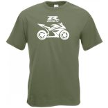 Motor fan Suzuki GSXR férfi rövid ujjú póló