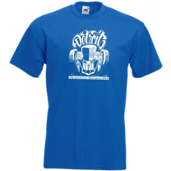Retro Detroits Autorama 1953 férfi rövid ujjú póló