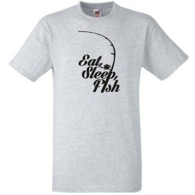 Eat Sleep és EKG mintás férfi póló