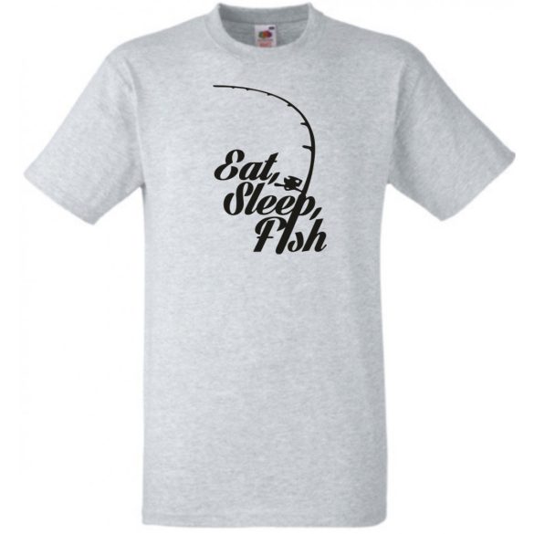 Eat Sleep Fish -B férfi rövid ujjú póló