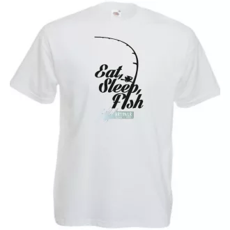 Eat Sleep Fish -B férfi rövid ujjú póló