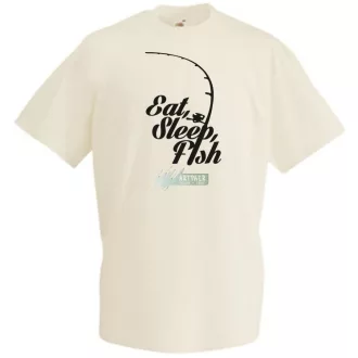 Eat Sleep Fish -B férfi rövid ujjú póló