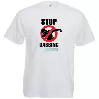 Stop Dabbing Dance férfi rövid ujjú póló