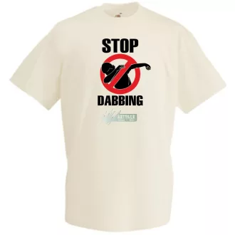 Stop Dabbing Dance férfi rövid ujjú póló
