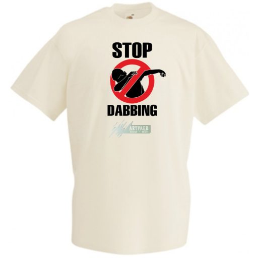 Stop Dabbing Dance férfi rövid ujjú póló