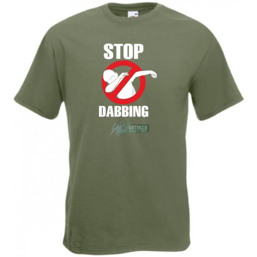 Stop Dabbing Dance férfi rövid ujjú póló
