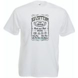 Retro Led Zeppelin férfi rövid ujjú póló