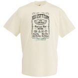 Retro Led Zeppelin férfi rövid ujjú póló