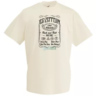 Retro Led Zeppelin férfi rövid ujjú póló