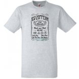 Retro Led Zeppelin férfi rövid ujjú póló