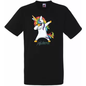 Táncoló Unicornis gyerek rövid ujjú póló
