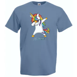 Táncoló Unicornis férfi rövid ujjú póló