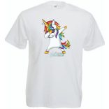 Táncoló Unicornis férfi rövid ujjú póló