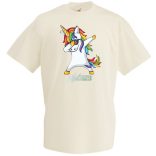 Táncoló Unicornis férfi rövid ujjú póló