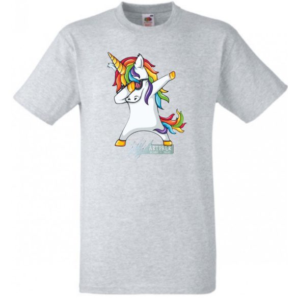 Táncoló Unicornis férfi rövid ujjú póló