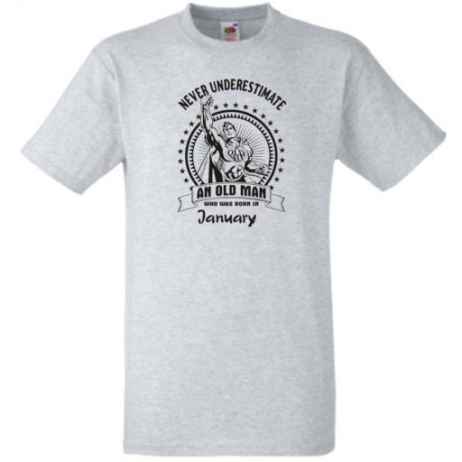Old Man - Soha ne becsüljük alá - Január - angol férfi rövid ujjú póló